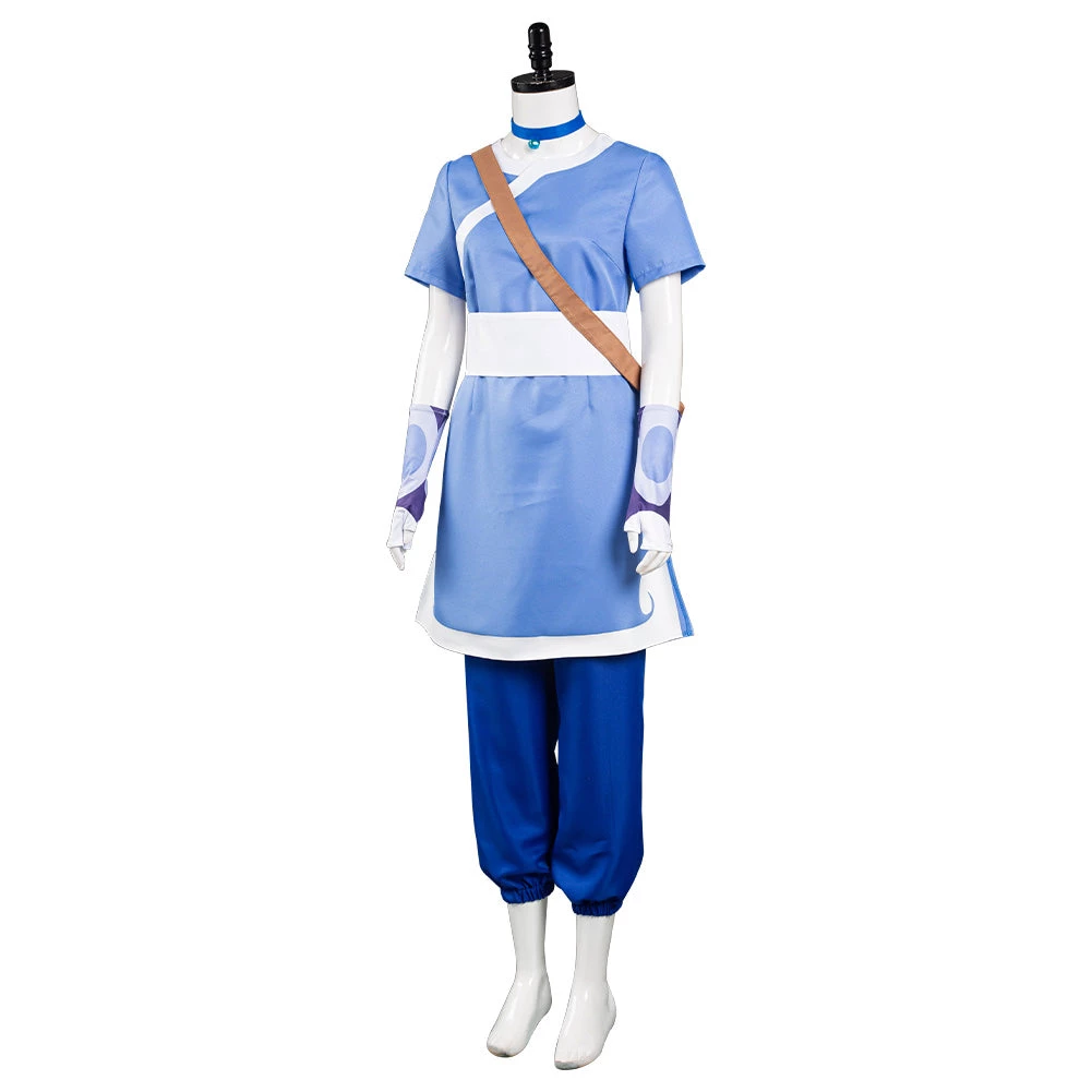 NewCosplay Avatar: The Last Airbender Katara Halloween Carnival Suit Cosplay Costume 5 NewCosplay Avatar: The Last Airbender Katara Halloween Carnival Suit Cosplay Costume