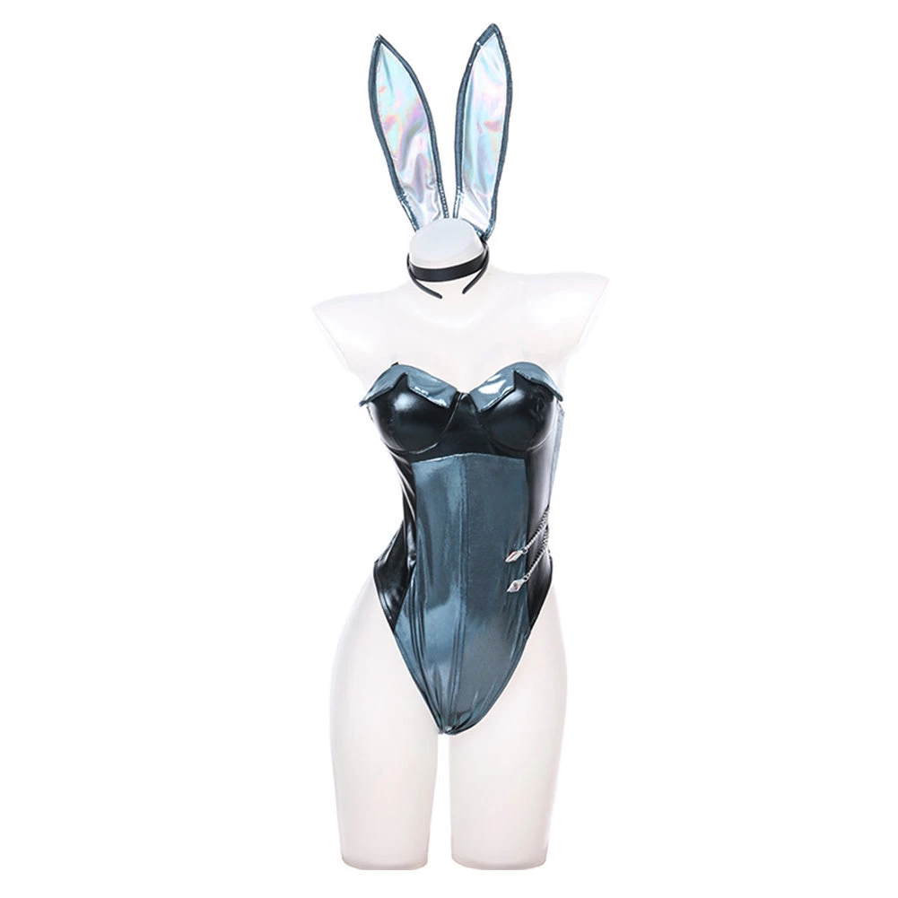 NewCosplay New Arrivals League Of Legends LOL KDA Groups Kaisa Daughter Of The Void Bunny Girl Cosplay Costume 4 NewCosplay New Arrivals League Of Legends LOL KDA Groups Kaisa Daughter Of The Void Bunny Girl Cosplay Costume