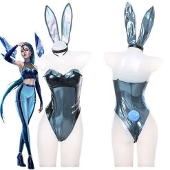 NewCosplay New Arrivals League Of Legends LOL KDA Groups Kaisa Daughter Of The Void Bunny Girl Cosplay Costume
