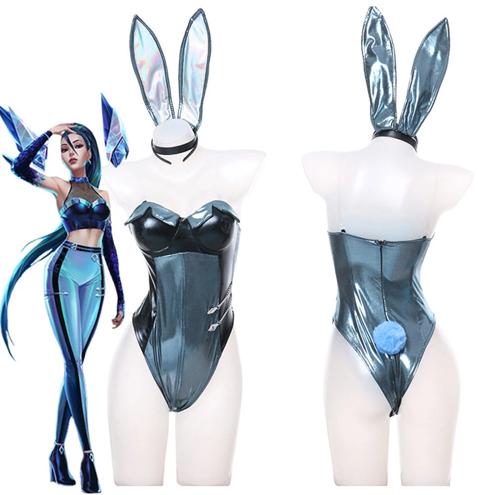 NewCosplay New Arrivals League Of Legends LOL KDA Groups Kaisa Daughter Of The Void Bunny Girl Cosplay Costume 3 NewCosplay New Arrivals League Of Legends LOL KDA Groups Kaisa Daughter Of The Void Bunny Girl Cosplay Costume