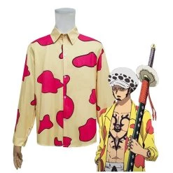 Cosplaygift New Arrivals ONE PIECE FILM RED Trafalgar D. Water Law Cosplay Costume Shirt Halloween Carnival Suit