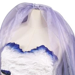 INSWEAR Corpse Bride Emily Cosplay Costume Dress Outfits Halloween Carnival Suit