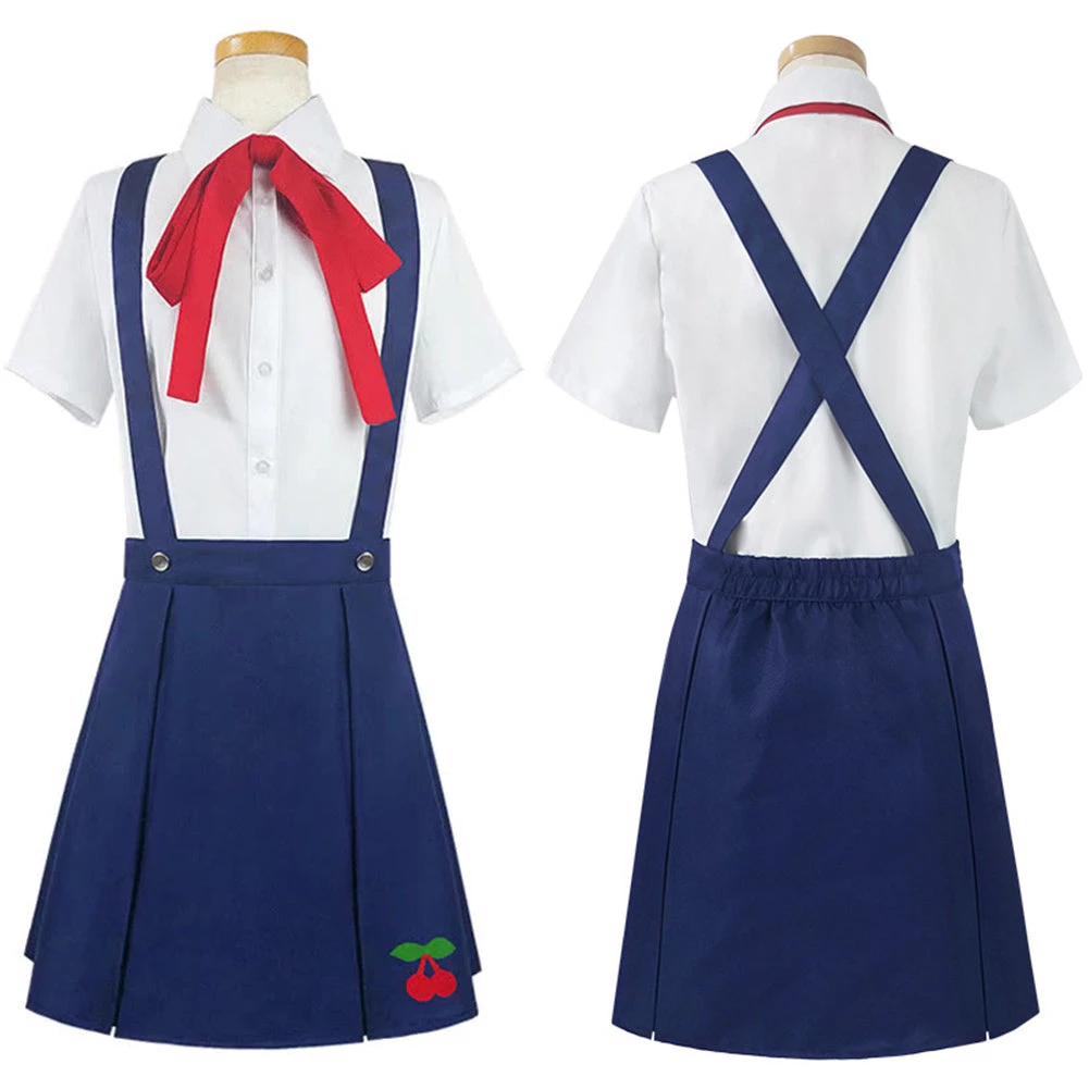 NewCosplay Monogatari Series Mayoi Hachikuji Uniform Outfits Halloween Carnival Suit Cosplay Costume New Arrivals 9 NewCosplay Monogatari Series Mayoi Hachikuji Uniform Outfits Halloween Carnival Suit Cosplay Costume New Arrivals