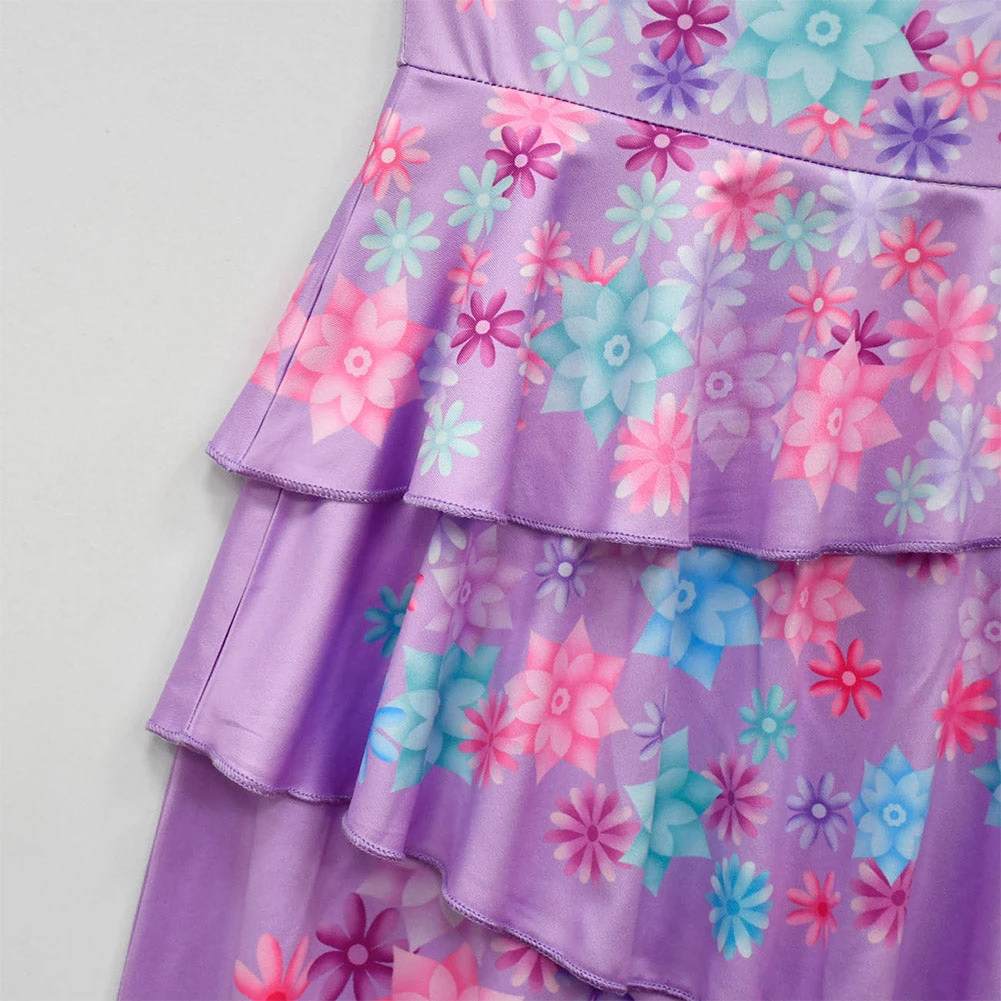 NewCosplay Kids Girls Encanto Isabela Cosplay Costume Dress Bag Headband Outfits New Arrivals 7 NewCosplay Kids Girls Encanto Isabela Cosplay Costume Dress Bag Headband Outfits New Arrivals