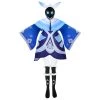 NewCosplay Genshin Impact Cryo Abyss Mage Cosplay Costume Outfits Halloween Carnival Suit New Arrivals