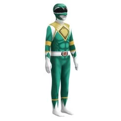 NewCossky Kids Children Mighty Morphin Power Rangers Tommy Cosplay Costume Halloween Carnival Suit New Arrivals