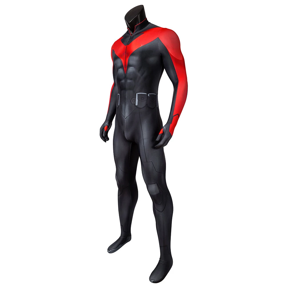 NewCosplay Teen Titans: The Judas Contract Dick Grayson Nightwing Cosplay Costume Jumpsuit Outfits 4 NewCosplay Teen Titans: The Judas Contract Dick Grayson Nightwing Cosplay Costume Jumpsuit Outfits
