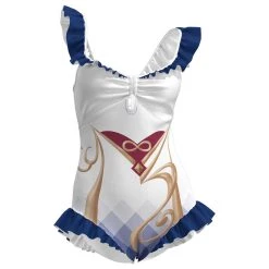 New Cosplaysky Genshin Impact Ganyu Swimsuit Cosplay Costume Halloween Carnival Suit New Arrivals