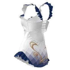 New Cosplaysky Genshin Impact Ganyu Swimsuit Cosplay Costume Halloween Carnival Suit New Arrivals