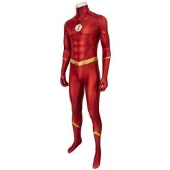 Fandomsky New Arrivals The Flash Season 6 Barry Allen Cosplay Costume Jumpsuit Outfits Halloween Carnival Suit