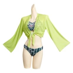 New Arrivals JoJo's Bizarre Adventure Jolyne Cujoh Original Designers Swimsuit Cosplay Costume - Cossky®