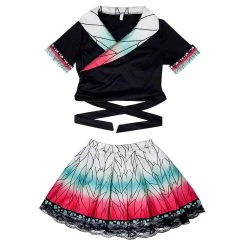 Viele Kostüme Demon Slayer Kochou Shinobu Cosplay Costume JK Maid Dress Outfits New Arrivals
