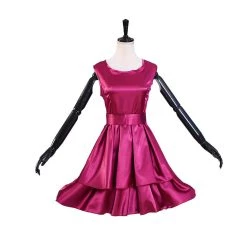 Viele Kostüme New Arrivals SPY×FAMILY Anya Forger Cosplay Costume Rose Red Dress Accessories Outfits