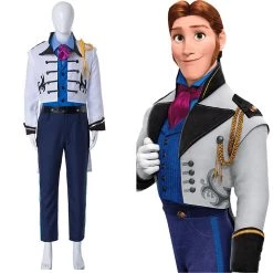 Cosplaygift New Arrivals Frozen Hans Prince Cosplay Costume Outfits Halloween Carnival Suit