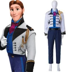 Cosplaygift New Arrivals Frozen Hans Prince Cosplay Costume Outfits Halloween Carnival Suit