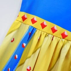 INSWEAR Children Girls Snow White Cosplay Costume Dress Bag Outfits New Arrivals