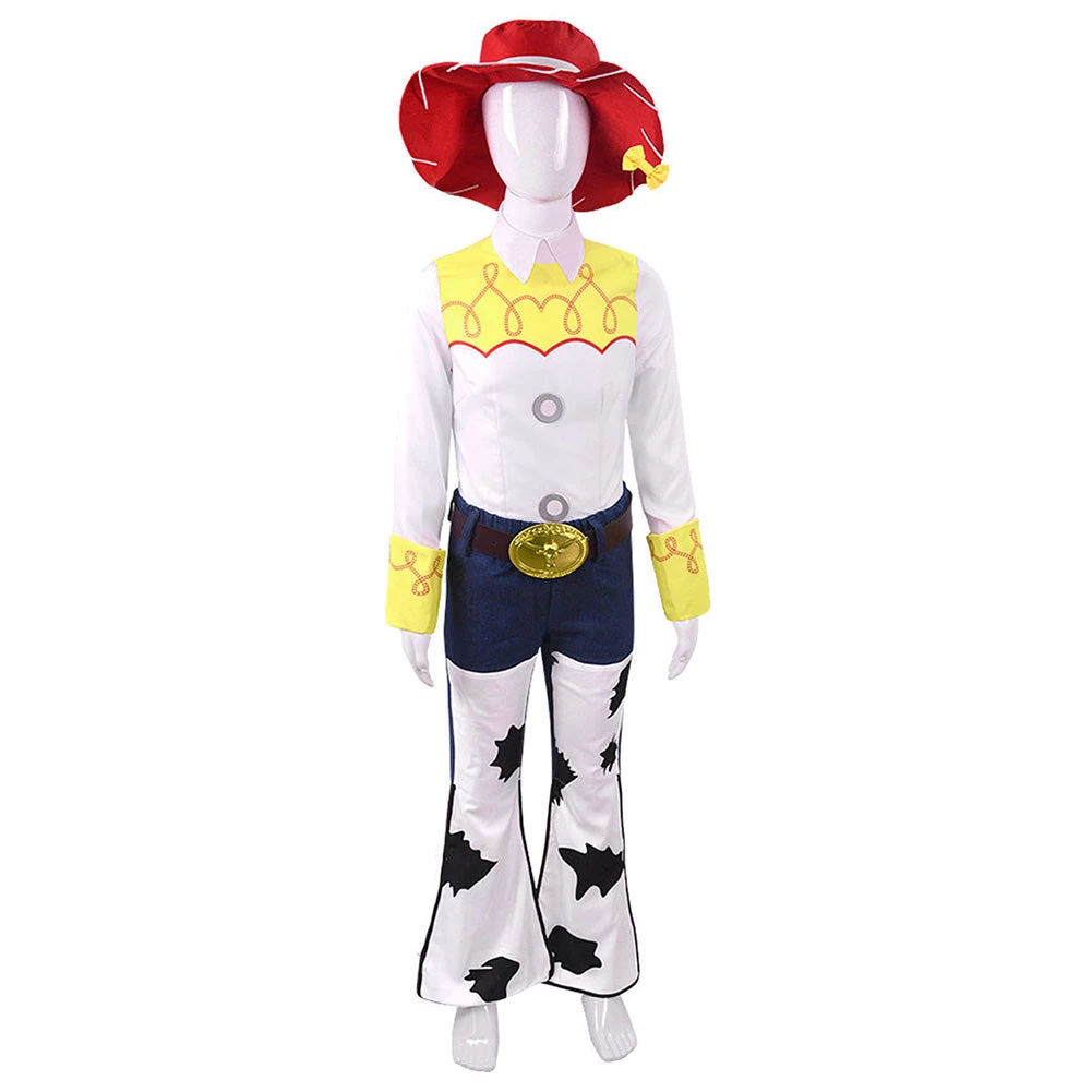 Cossky New Arrivals Kids Children Toy Story Jessie Cosplay Costume Outfits Halloween Carnival Suit 5 Cossky New Arrivals Kids Children Toy Story Jessie Cosplay Costume Outfits Halloween Carnival Suit