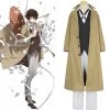 NewCosplay Bungo Stray Dogs Dazai Osamu Cosplay Costume Outfits Halloween Carnival Suit 2 NewCosplay Bungo Stray Dogs Dazai Osamu Cosplay Costume Outfits Halloween Carnival Suit