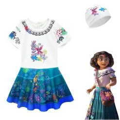 NewCosplay New Arrivals Kids Girls Encanto Mirabel Swimsuit Jumpsuit Outfits Halloween Carnival Suit 15 NewCosplay New Arrivals Kids Girls Encanto Mirabel Swimsuit Jumpsuit Outfits Halloween Carnival Suit