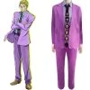 Fansholiday New Arrivals JoJo‘s Bizarre Adventure Kira Yoshikage Cosplay Costume Outfits Halloween Carnival Suit