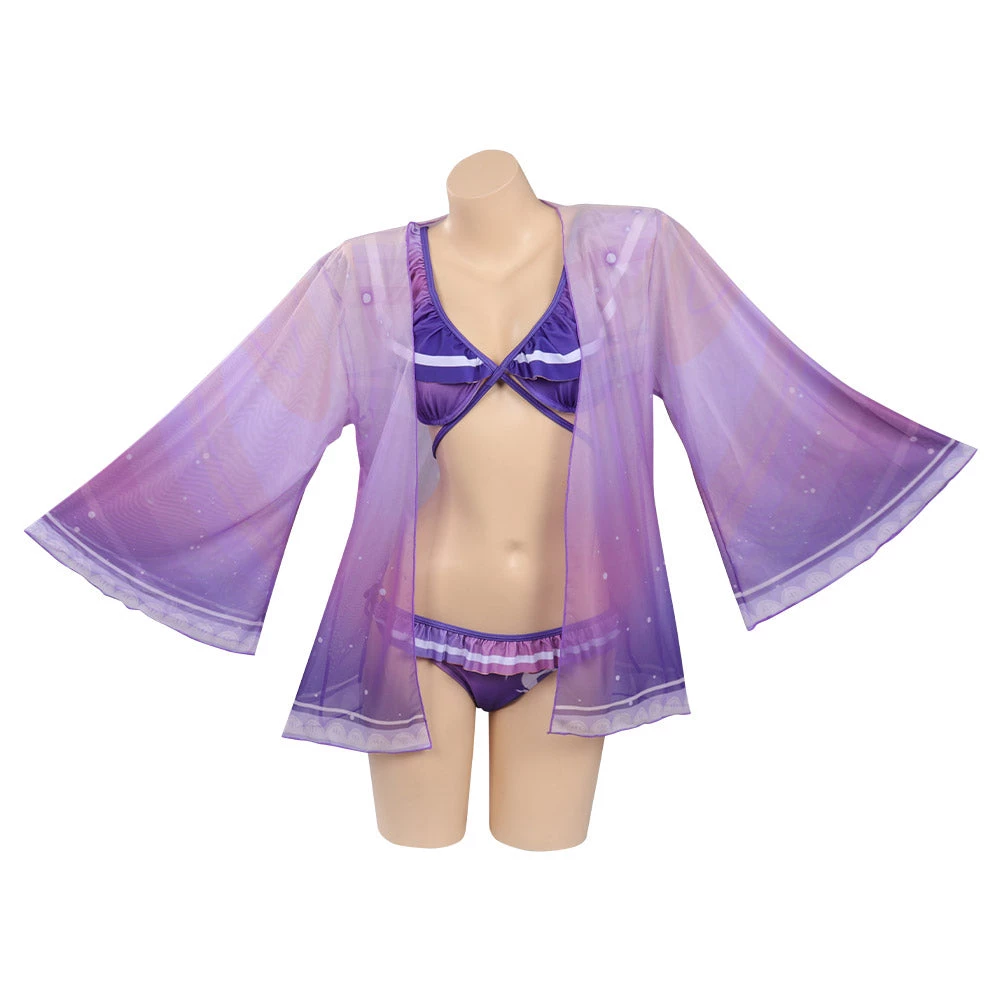 NewCossky Genshin Impact Baal Raiden Shogun Original Design Cosplay Costume Swimwear Outfits -cossky® 3 NewCossky Genshin Impact Baal Raiden Shogun Original Design Cosplay Costume Swimwear Outfits -cossky®