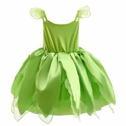 INSWEAR New Arrivals Kids Girls Tinker Bell Cosplay Costume Dress Outfits Halloween Carnival Suit
