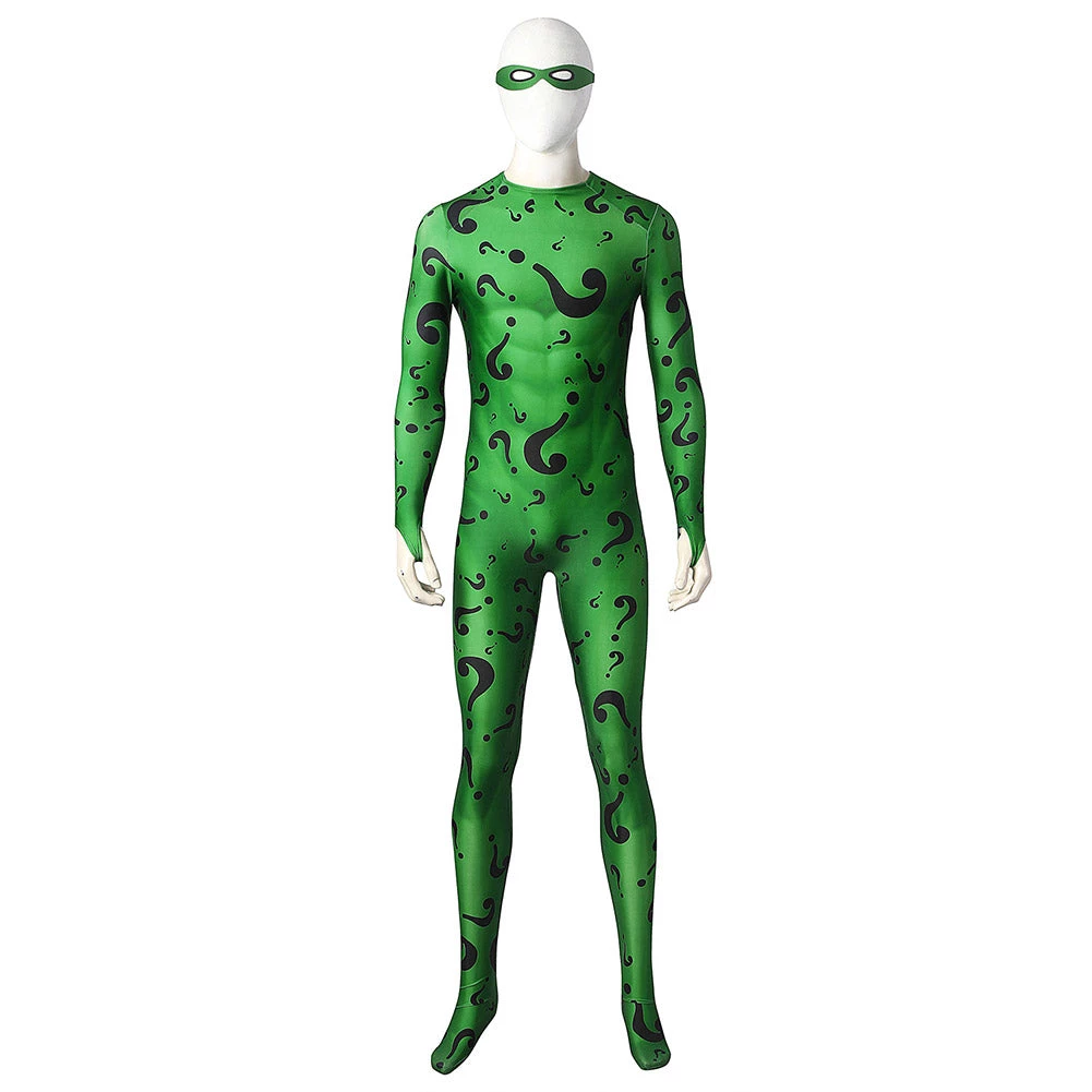 NewCosplay The Batman 2022-Riddler Cosplay Costume Jumpsuit Outfits Halloween Carnival Suit 3 NewCosplay The Batman 2022-Riddler Cosplay Costume Jumpsuit Outfits Halloween Carnival Suit
