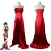 NewCosplay SPY×FAMILY Yor Forger Cosplay Costume Red Dress Accessories Outfits Halloween Carnival Suit 1 NewCosplay SPY×FAMILY Yor Forger Cosplay Costume Red Dress Accessories Outfits Halloween Carnival Suit