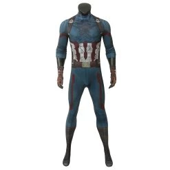 Viele Kostüme Captain America(Infinity War)Steven Rogers Cosplay Costume Jumpsuit Outfits Halloween Carnival Suit New Arrivals