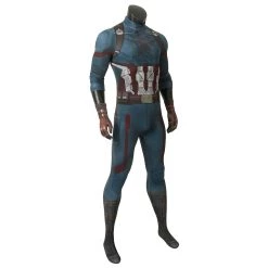 Viele Kostüme Captain America（Infinity War）Steven Rogers Cosplay Costume Jumpsuit Outfits Halloween Carnival Suit New Arrivals