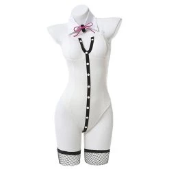 NewCosplay DanganRonpa 2 Nanami ChiaKi Bunny Girl Cosplay Jumpsuit Women Sexy Bodysuit Halloween Party Romper Cosplay Costume New Arrivals