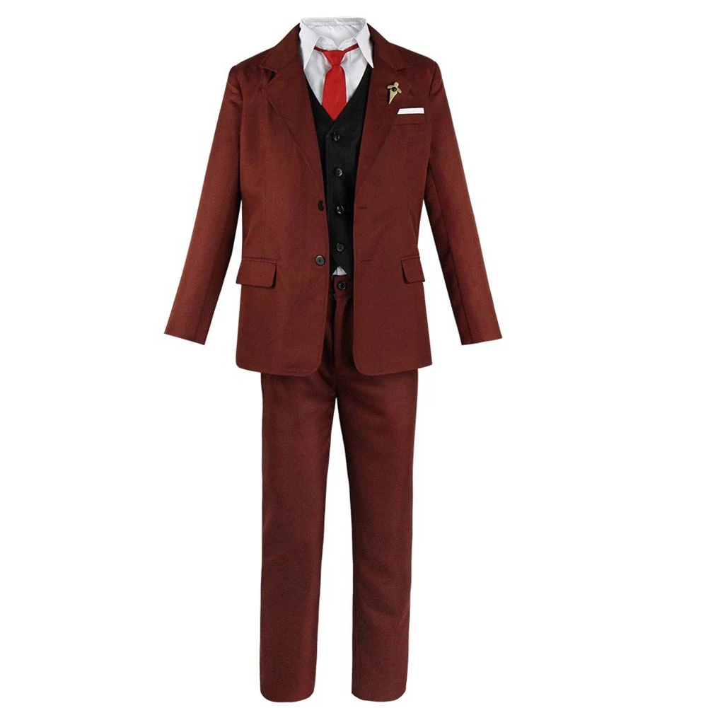 CosplaySky SPY×FAMILY Loid Forger Cosplay Costume Brown Outfits Halloween Carnival Suit New Arrivals 4 CosplaySky SPY×FAMILY Loid Forger Cosplay Costume Brown Outfits Halloween Carnival Suit New Arrivals