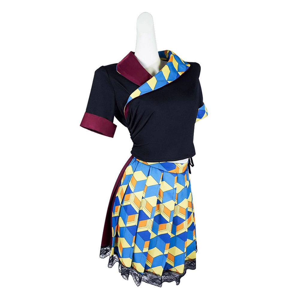 NewCosplay New Arrivals Demon Slayer Tomioka Giyuu Cosplay Costume JK Maid Dress Outfits 4 NewCosplay New Arrivals Demon Slayer Tomioka Giyuu Cosplay Costume JK Maid Dress Outfits