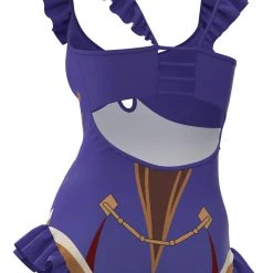 Cossky Genshin Impact Mona Swimming Suit Cosplay Costume