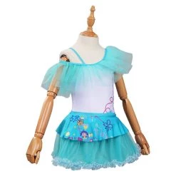 CosplaySky Kids Girls Original Design Encanto Mirabel Swimsuit Cosplay Costume Dress Swimwear Outfits -cossky®