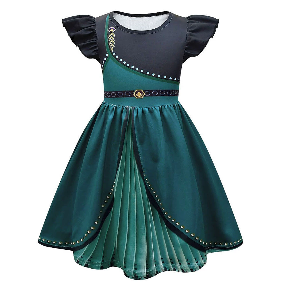 Fandombuy Kids Girls Frozen Anna Cosplay Costume Dress Halloween Carnival Suit New Arrivals 4 Fandombuy Kids Girls Frozen Anna Cosplay Costume Dress Halloween Carnival Suit New Arrivals