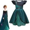 Fandombuy Kids Girls Frozen Anna Cosplay Costume Dress Halloween Carnival Suit New Arrivals