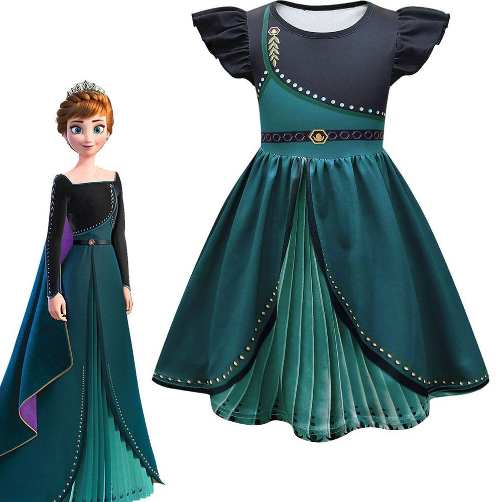 Fandombuy Kids Girls Frozen Anna Cosplay Costume Dress Halloween Carnival Suit New Arrivals 3 Fandombuy Kids Girls Frozen Anna Cosplay Costume Dress Halloween Carnival Suit New Arrivals