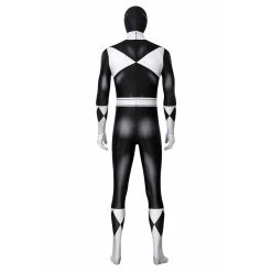 NewCosplay Mighty Morphin Power Rangers Zack Cosplay Costume Jumpsuit Mask Outfits New Arrivals