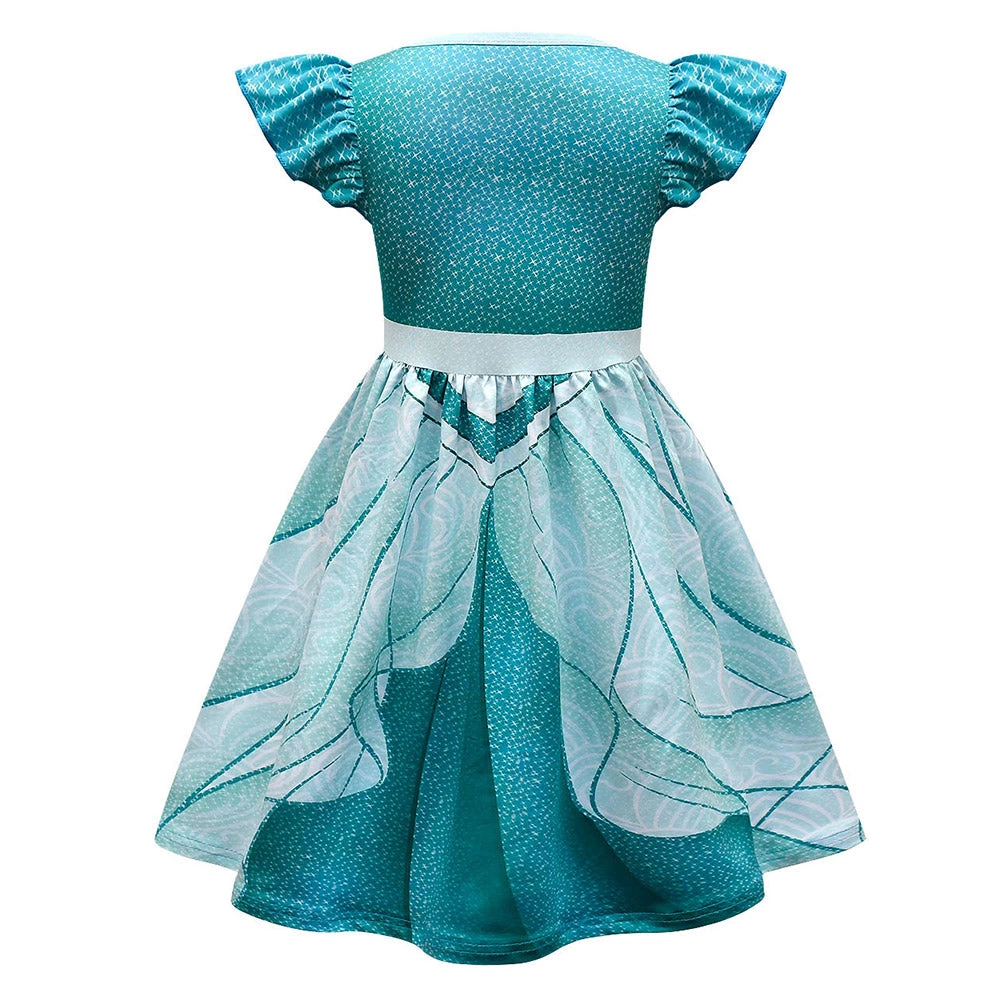 INSWEAR Children Girls Summer Jasmine Cosplay Costume Dress Bag Outfits New Arrivals 5 INSWEAR Children Girls Summer Jasmine Cosplay Costume Dress Bag Outfits New Arrivals