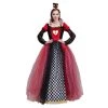 NewCosplay New Arrivals Queen Of Hearts Red Queen Alice In Wonderland Cosplay Costume Outfits Halloween Carnival Suit