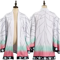 NewCosplay Demon Slayer: Kimetsu No Yaiba Kochou Shinobu Kimono Coat Cosplay Costume