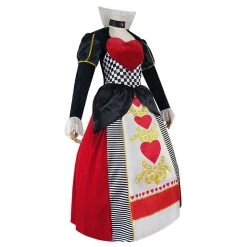 NewCosplay Alice In Wonderland Queen Of Hearts Cosplay Costume Red Queen Dress Outfits Halloween Carnival Suit New Arrivals 10 NewCosplay Alice In Wonderland Queen Of Hearts Cosplay Costume Red Queen Dress Outfits Halloween Carnival Suit New Arrivals
