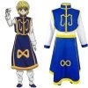 Fansholiday New Arrivals Hunter X Hunter Kurapika Cosplay Costume Outfits Halloween Carnival Suit