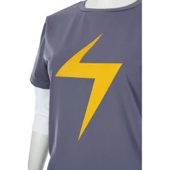 NewCosplay Avengers-Ms. Marvel Kamala Khan Outfits Halloween Carnival Suit Cosplay Costume