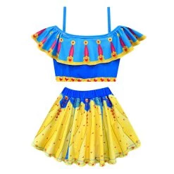 NewCosplay Kids Girls Snow White Cosplay Costume Two-Piece Swimwear Outfits 7 NewCosplay Kids Girls Snow White Cosplay Costume Two-Piece Swimwear Outfits