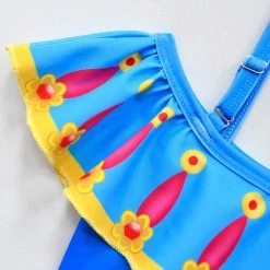 NewCosplay Kids Girls Snow White Cosplay Costume Two-Piece Swimwear Outfits 8 NewCosplay Kids Girls Snow White Cosplay Costume Two-Piece Swimwear Outfits