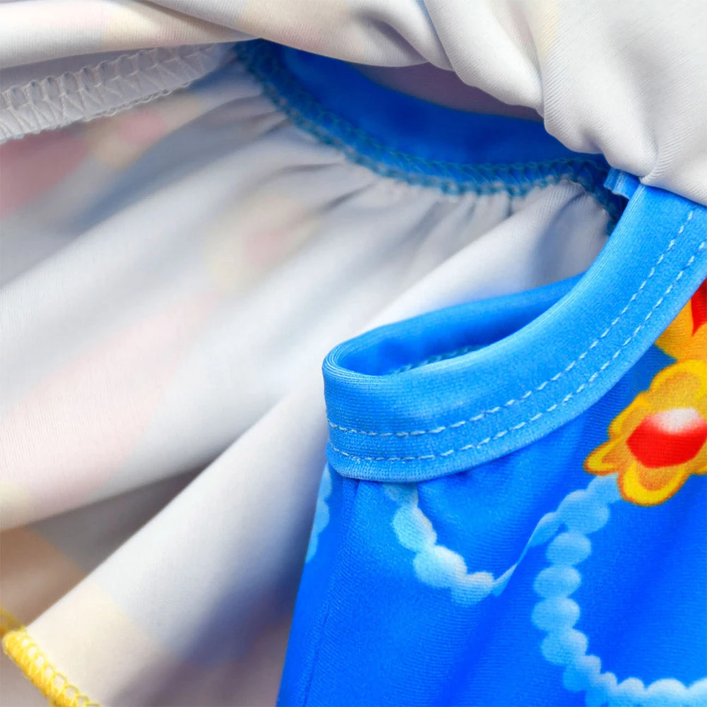 NewCosplay Kids Girls Snow White Cosplay Costume Two-Piece Swimwear Outfits 6 NewCosplay Kids Girls Snow White Cosplay Costume Two-Piece Swimwear Outfits