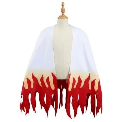 NewCosplay New Arrivals Demon Slayer: Kimetsu No Yaiba Rengoku Kyoujurou Kids Cloak Coat Halloween Carnival Suit Cosplay Costume