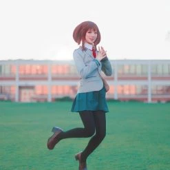 NewCosplay Boku No Hero Academia My Hero Academia Tsuyu Ochaco Uraraka Cosplay Costume